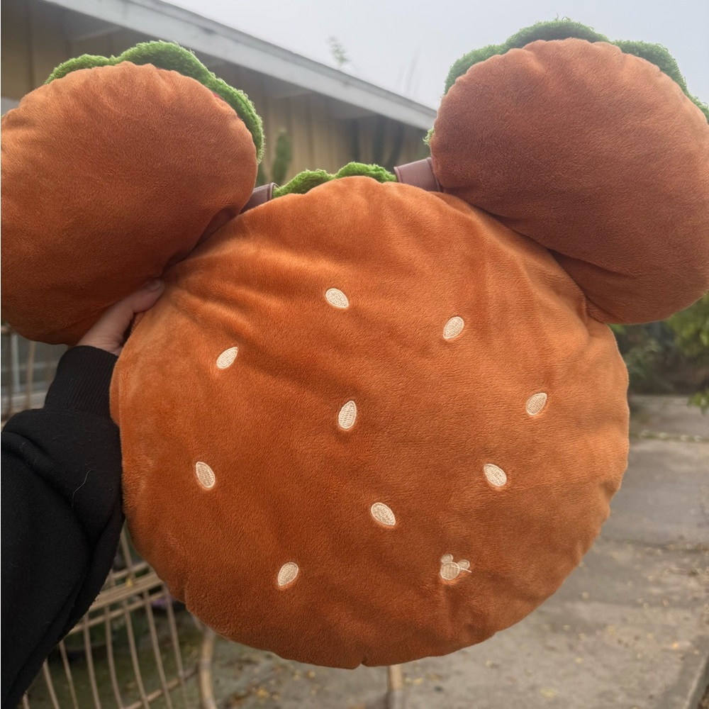 Tokyo Japan disney parks mickey hamburger crossbody purse